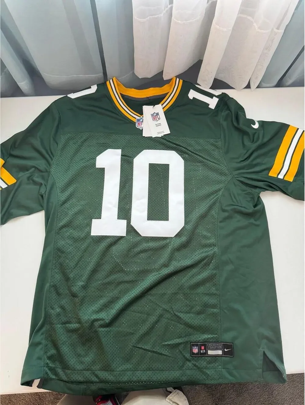 Nike Jordan Love #10 Green Bay Packers NFL On Field Jersey XL Green New With Tag